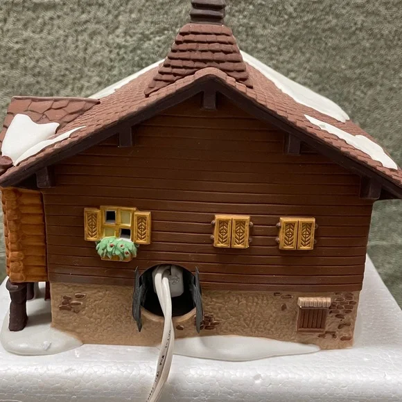 Department 56 Bavarian House Holiday Decor - Gray and White - Picture 8 of 12